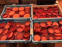 Partij terracotta schoteltjes - afbeelding 1 van  5