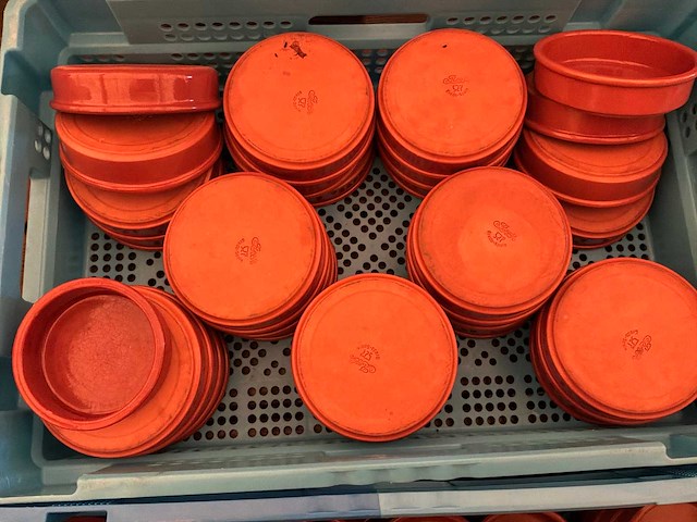 Partij terracotta schoteltjes - afbeelding 3 van  5