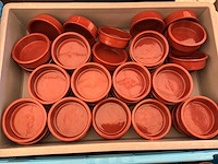 Partij terracotta schoteltjes - afbeelding 4 van  5