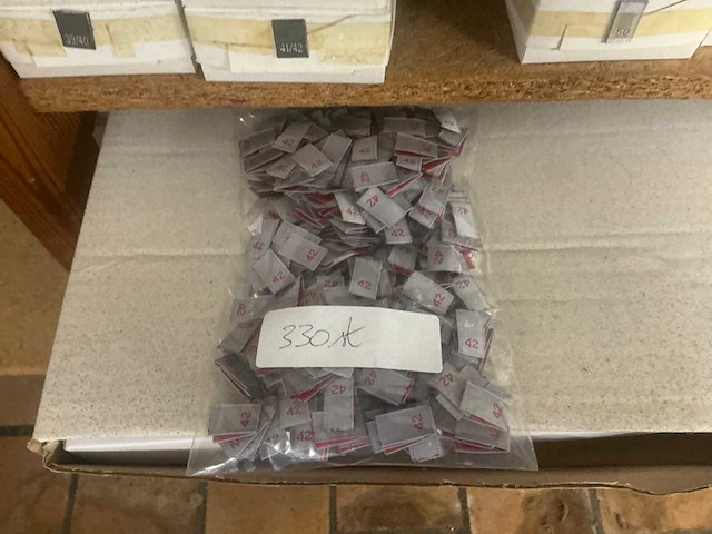 Partij textiellinten met maat labels - afbeelding 9 van  13