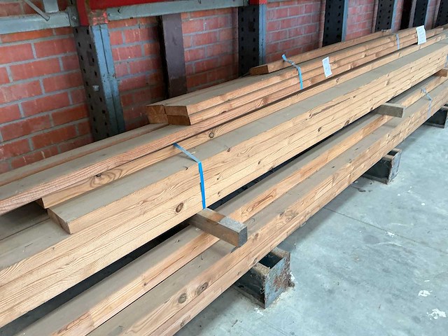 Partij thermowood dennen balken - afbeelding 4 van  9