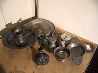 Partij tin (plm 15) - afbeelding 1 van  6