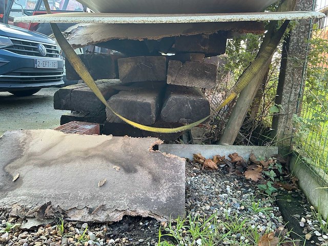 Partij treinbilzen ca. 4 meter (10x) - afbeelding 1 van  2