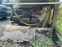 Partij treinbilzen ca. 4 meter (10x)