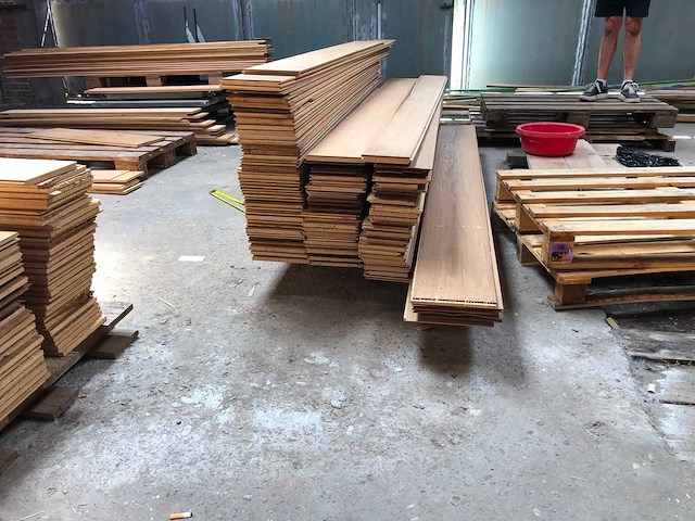 Partij triplex planken met houtfineer - afbeelding 2 van  2