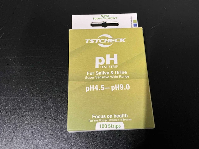 Partij tstcheck urine- en speeksel ph-testen - afbeelding 1 van  4