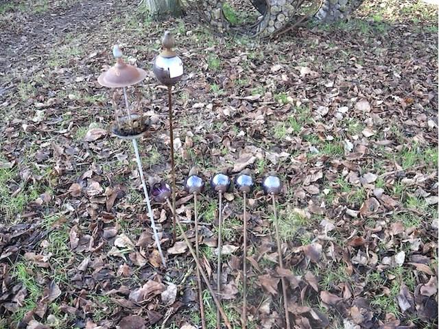 Partij tuinstaanders (x7) - afbeelding 1 van  4