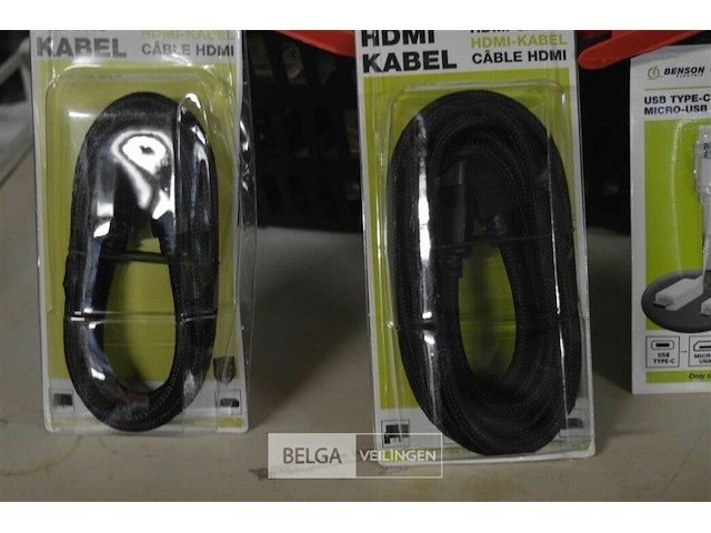 Partij usb en hdmi kabels - afbeelding 2 van  3