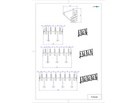 Partij van 22 gegalvaniseerde fietsenrekken "forever" – 264 plaatsen - afbeelding 5 van  5