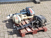 Partij van 3 bootmotoren yamaha/mercury benzine