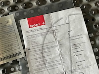 Partij van 9 ducati motorframes met bijhorende documenten/kentekenpapieren - afbeelding 5 van  15