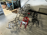 Partij van 9 ducati motorframes met bijhorende documenten/kentekenpapieren - afbeelding 1 van  15
