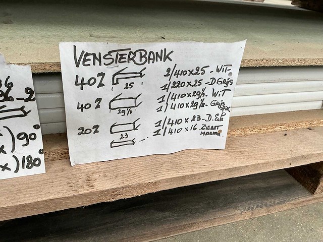 Partij vensterbanken en deurelementen - afbeelding 5 van  6