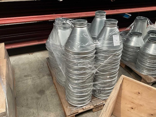 Partij ventilatie koppelstukken - afbeelding 1 van  3