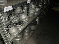Partij ventilatiekanalen en accessoires - afbeelding 3 van  6
