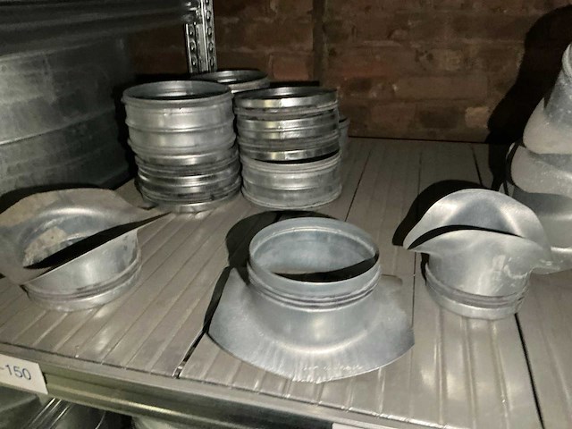 Partij ventilatiekanalen en accessoires - afbeelding 6 van  6