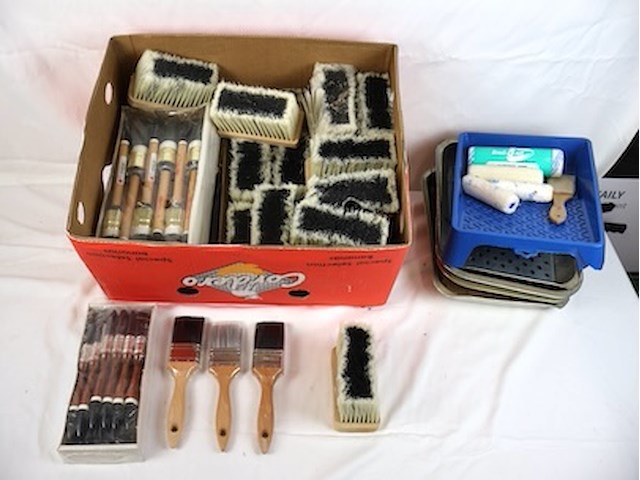 Partij verfborstels - afbeelding 1 van  6