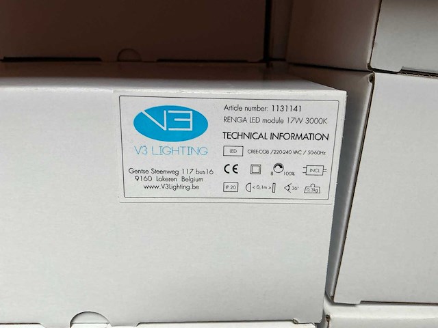 Partij verlichtingsmaterialen/onderdelen - afbeelding 9 van  34