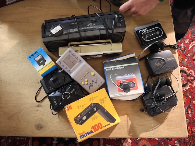 Partij vintage audio/foto - afbeelding 1 van  6