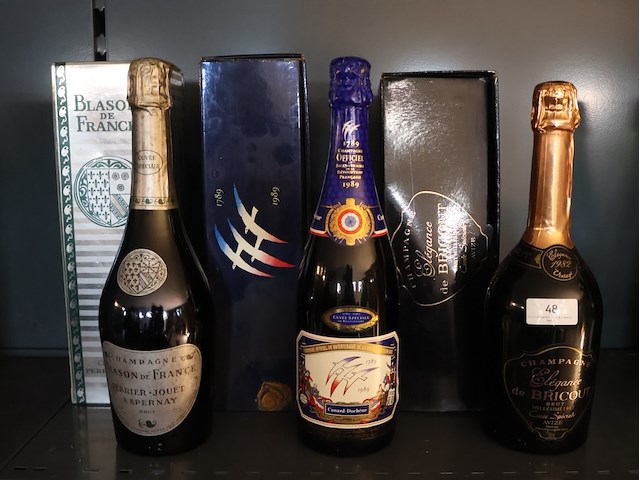 Partij vintage champagne (x3) - afbeelding 1 van  4