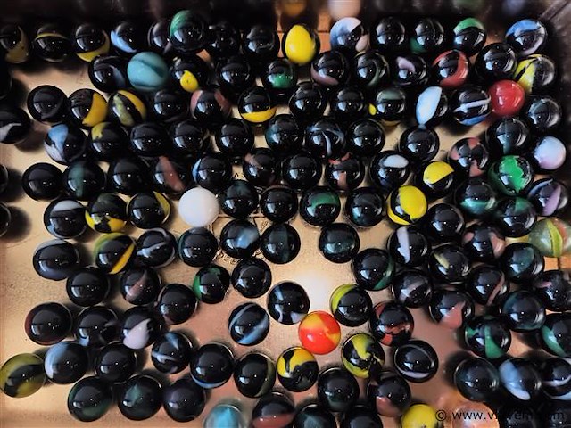 Partij vintage knikkers - afbeelding 2 van  3