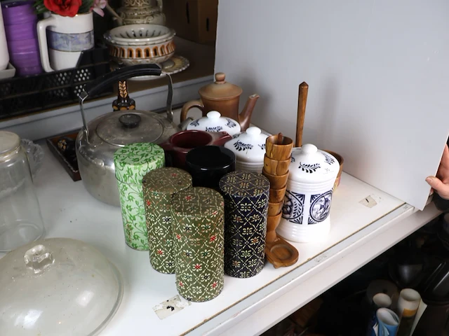 Partij vintage koffie & thee - afbeelding 1 van  6