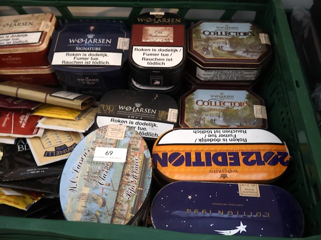 Partij vintage pijptabakverpakking - afbeelding 3 van  7