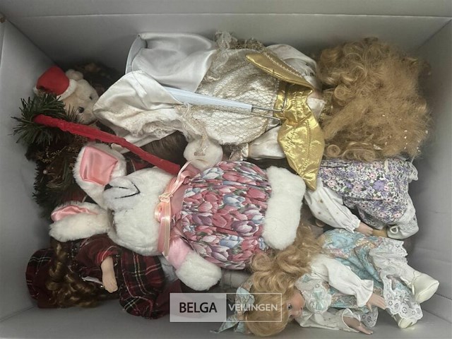 Partij vintage poppen - afbeelding 1 van  7