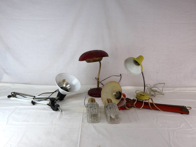 Partij vintage verlichting (x6) - afbeelding 1 van  5