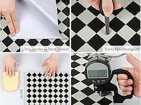 Partij vinyl kleeftegels totaal 125 pakken - afbeelding 2 van  2