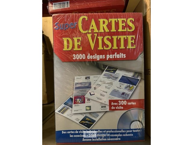 Partij visitekaartjes papier - afbeelding 2 van  2