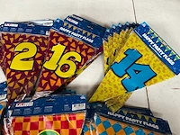 Partij vlaggenlijnen verjaardag, diverse leeftijden - afbeelding 4 van  7