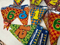 Partij vlaggenlijnen verjaardag, diverse leeftijden - afbeelding 6 van  7