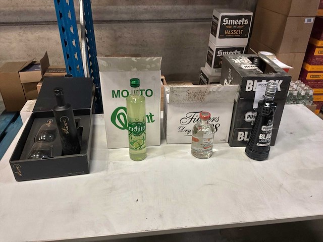 Partij vodka, gin en aperitieven - afbeelding 1 van  4