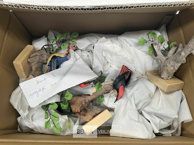 Partij vogel beeldjes - afbeelding 4 van  5