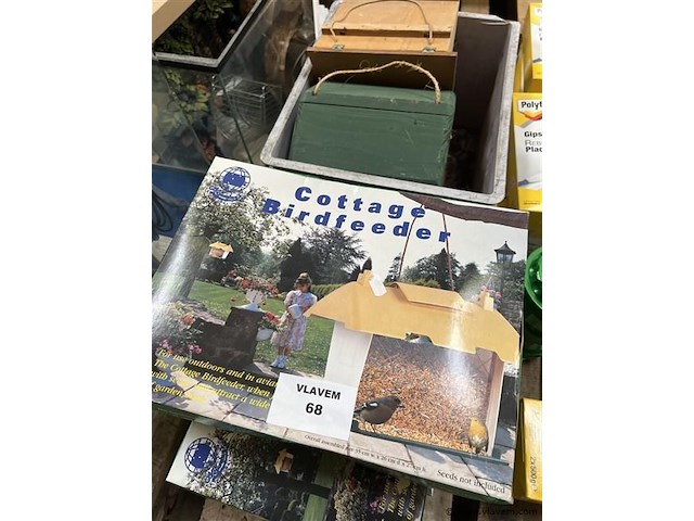 Partij vogelhuisjes enz. - afbeelding 1 van  2