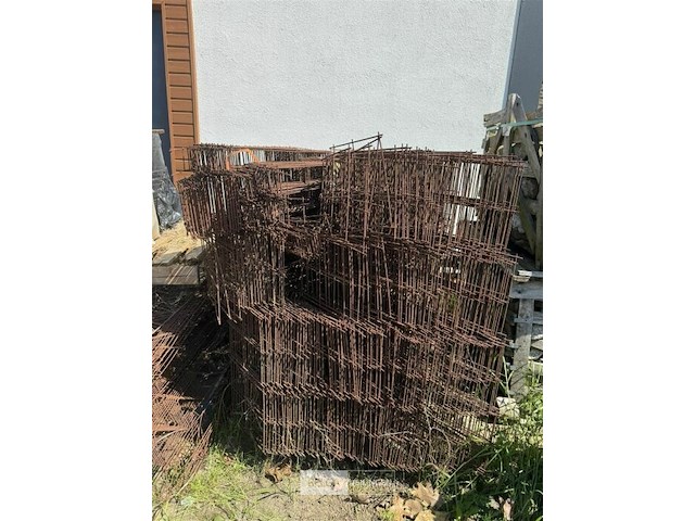 Partij wapeningsstaal - betonstaalmatten - afbeelding 1 van  12
