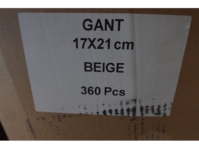 Partij washandjes beige - afbeelding 2 van  2