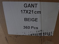 Partij washandjes beige - afbeelding 2 van  2