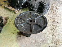 Partij waterreservoirs voor fonteinen