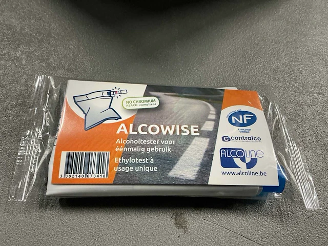 Partij wegwerp alcoholtester - afbeelding 1 van  3
