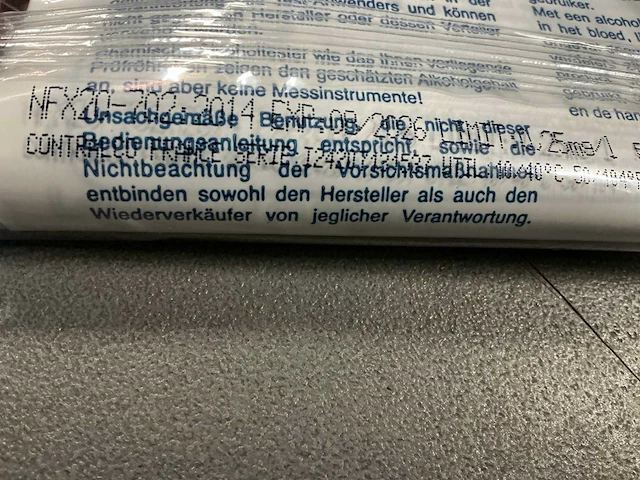 Partij wegwerp alcoholtester - afbeelding 3 van  3