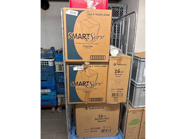 Partij wegwerp borden, bestek,… - afbeelding 2 van  21