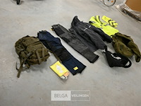 Partij werkkledij + tassen