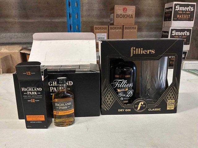 Partij whisky, gin en jenever - afbeelding 1 van  2
