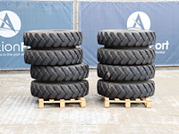 Partij wielen op velg tiron 10.00-2.0 8stuks