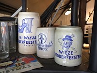 Partij wieze bierglazen (plm 18) - afbeelding 2 van  5