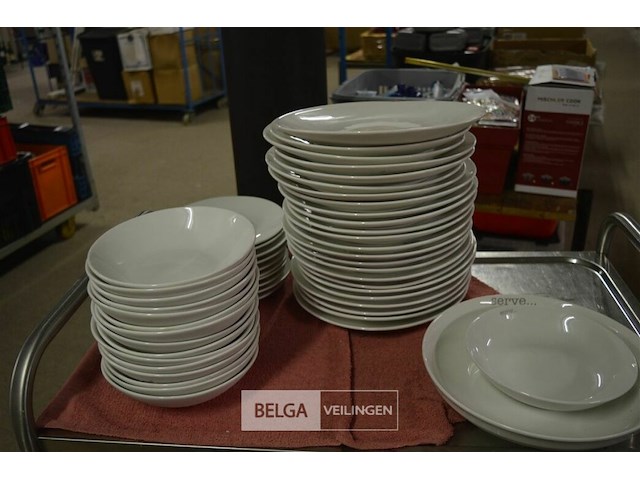 Partij witte borden sastrugi - afbeelding 1 van  3