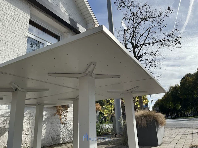 Partij witte terrastafels - afbeelding 4 van  4