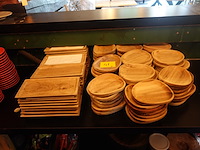 Partij wood & food serveeerplanken - afbeelding 1 van  5